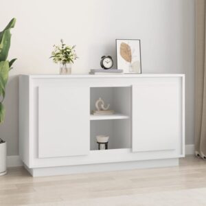 Callie Wooden Sideboard With 2 Doors In White