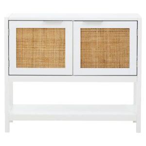 Salta Wooden Sideboard With 2 Doors In White