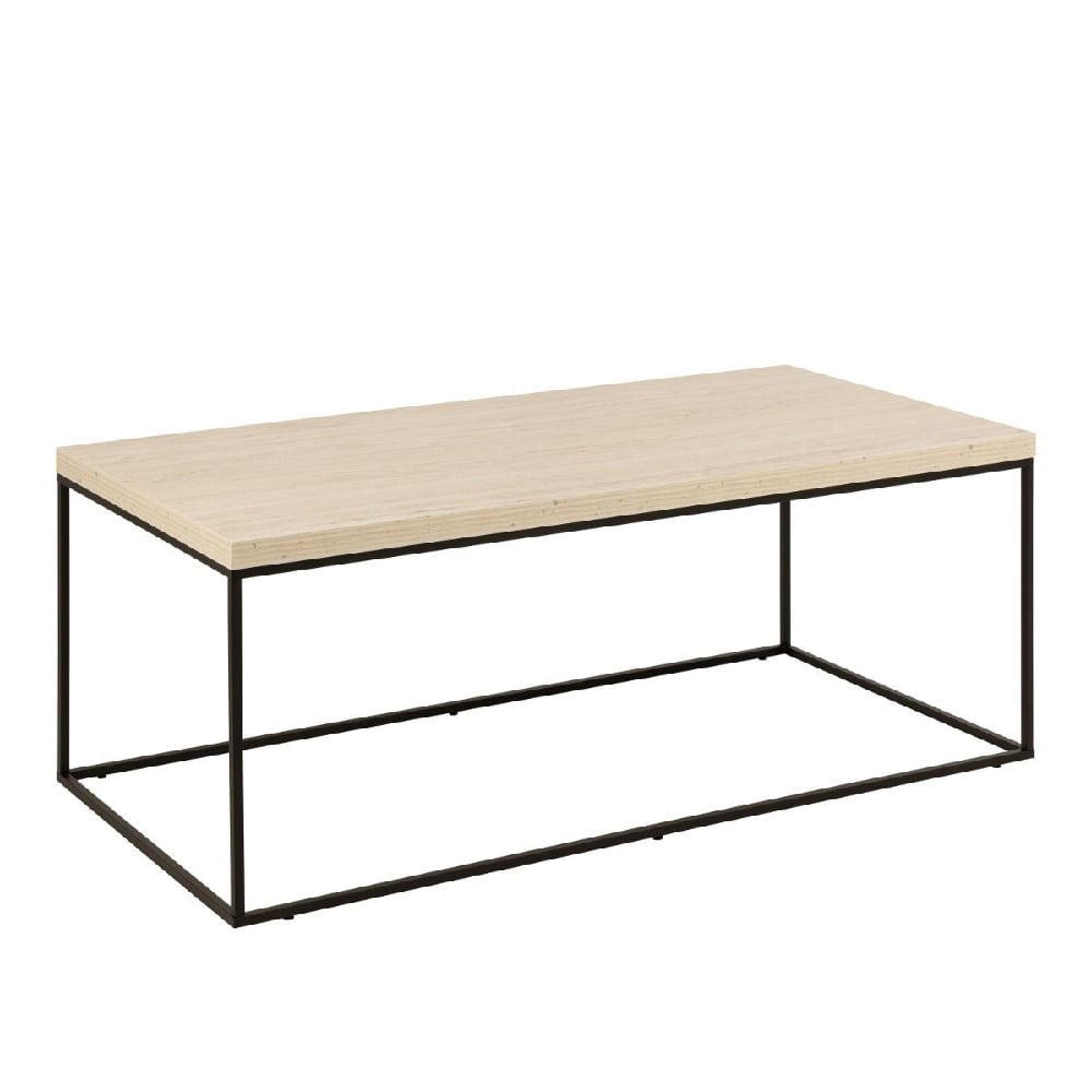 Burnaby Wooden Coffee Table Rectangular In Light Oak