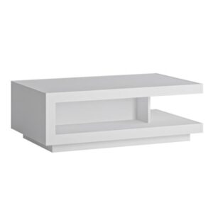 Lyco High Gloss Coffee Table Rectangular In White