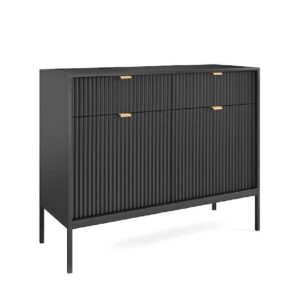 Napa Wooden Sideboard With 2 Doors 2 Drawers In Matt Grey